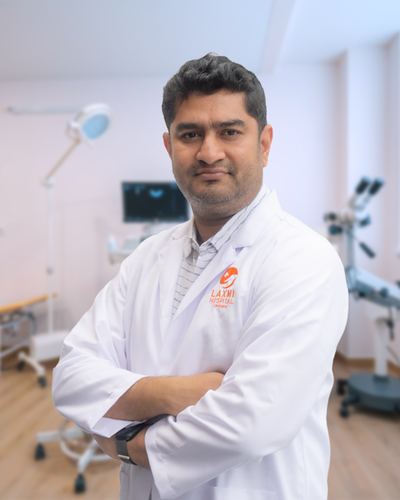 Dr. Rahul Krishnadas, Emergency and Critical Care Physician at Laxmi Hospital, Kerala