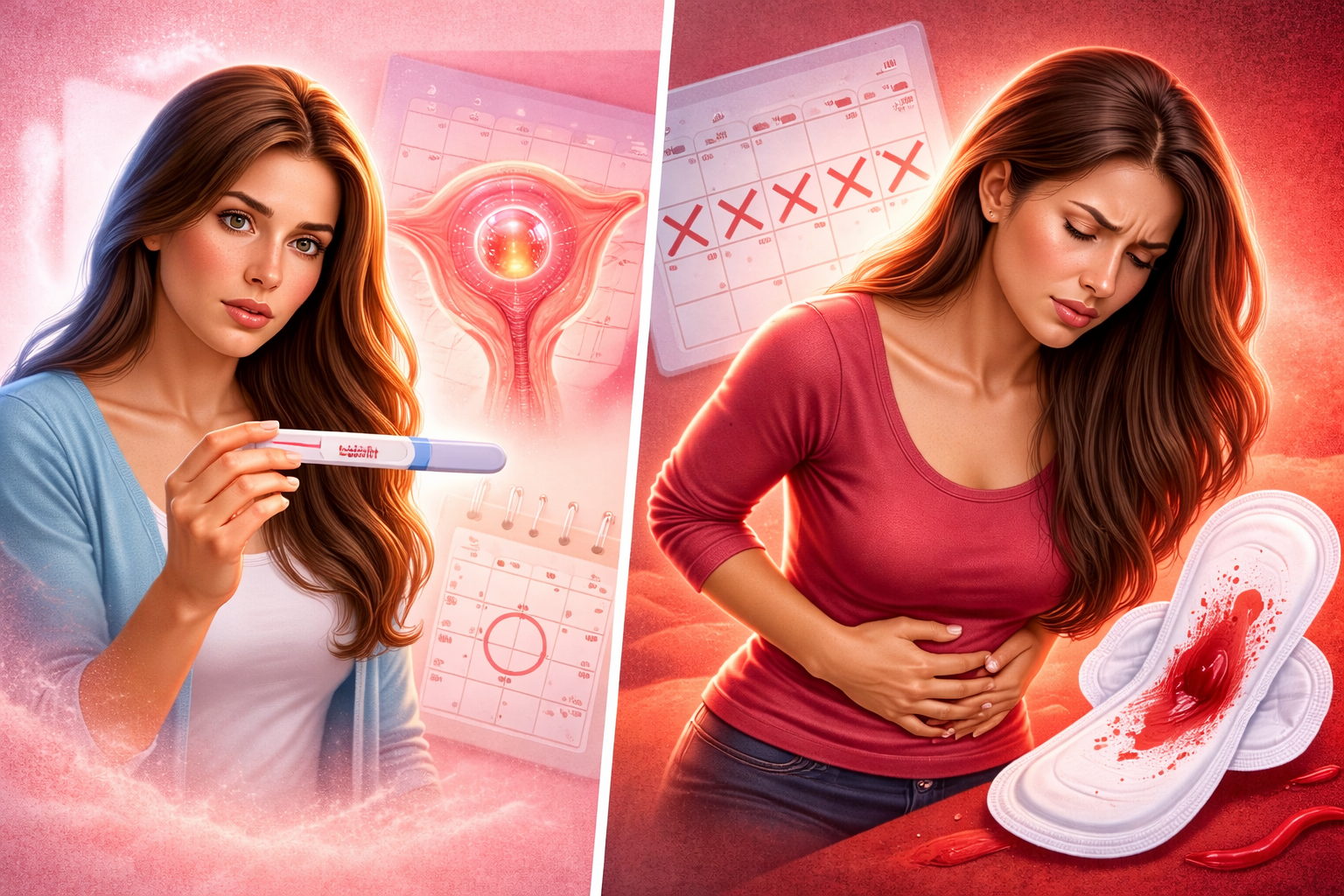 Spotting or a Period? Understanding Early Pregnancy Bleeding vs Menstrual Flow