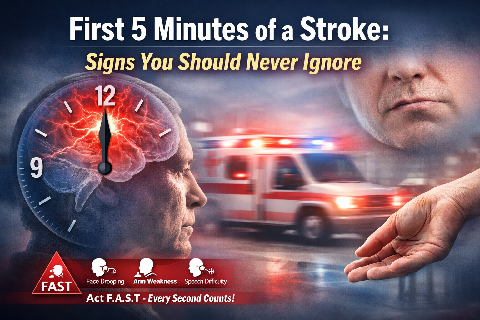 First 5 Minutes of a Stroke: Signs You Should Never Ignore